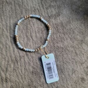 enewton worthy Pattern 3mm bead bracelet / aquamarine